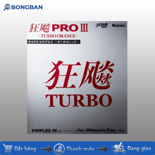 Nittaku Hurricane Pro 3 Turbo Orange